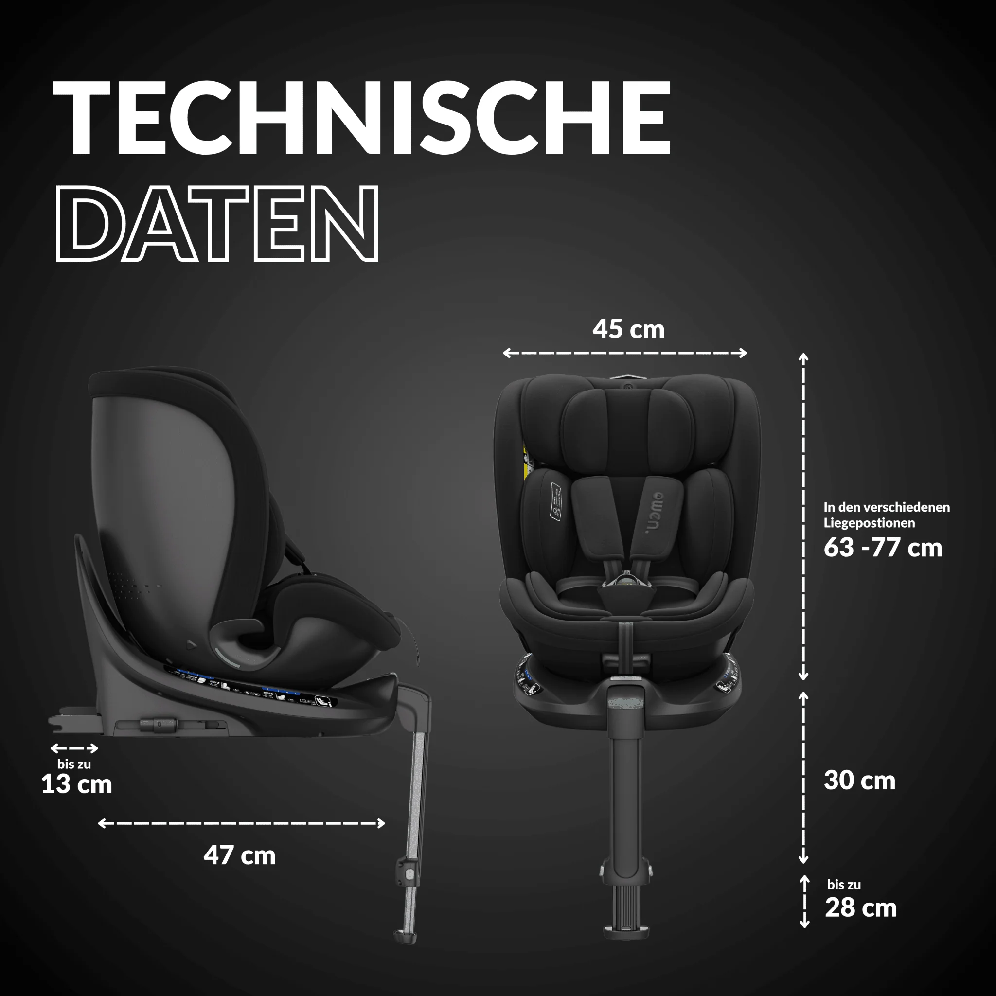 OWEN® 3-in-1 Kindersitz mit ISOFIX 360º Comfy - Image 11