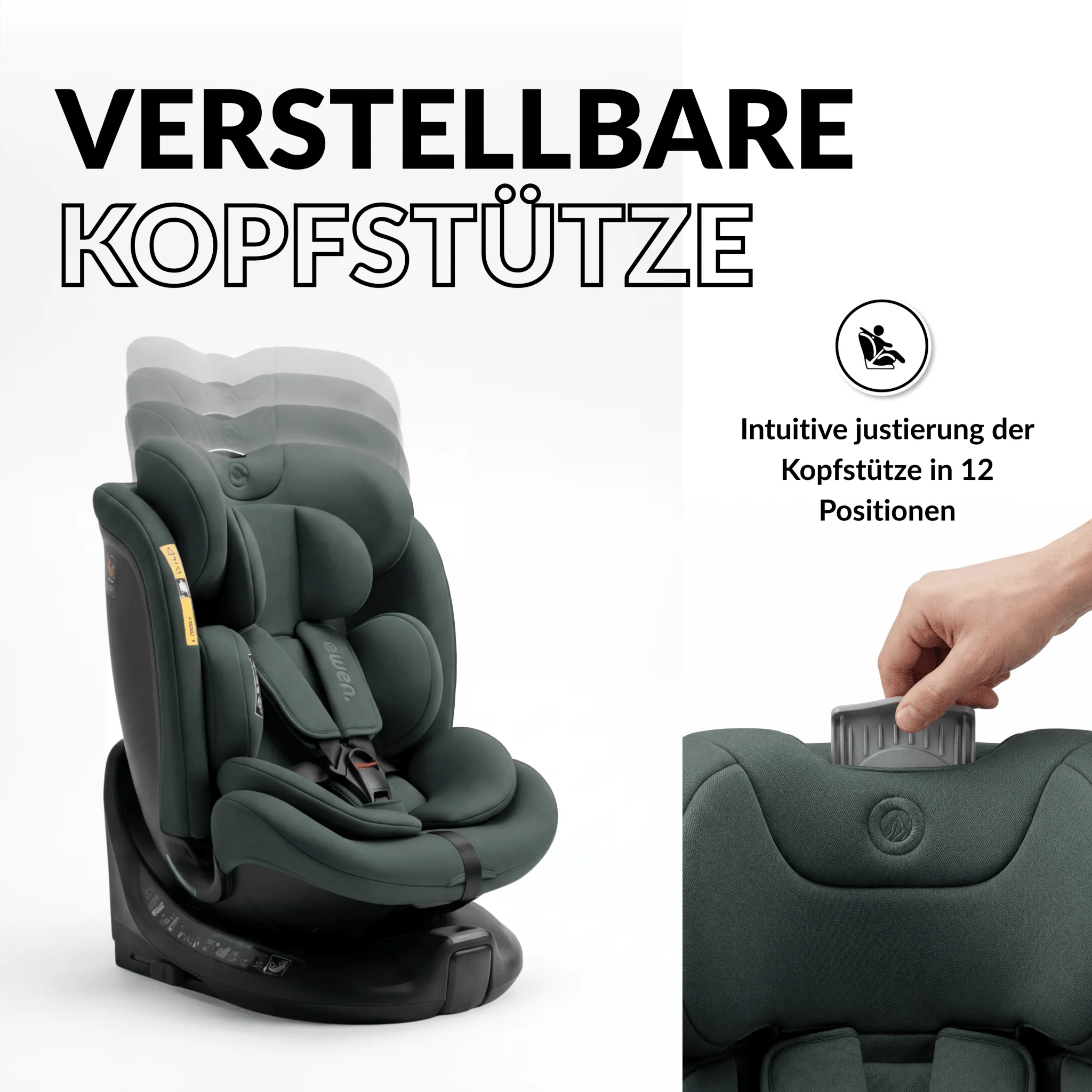 OWEN® 3-in-1 Kindersitz mit ISOFIX 360º Comfy - Image 24