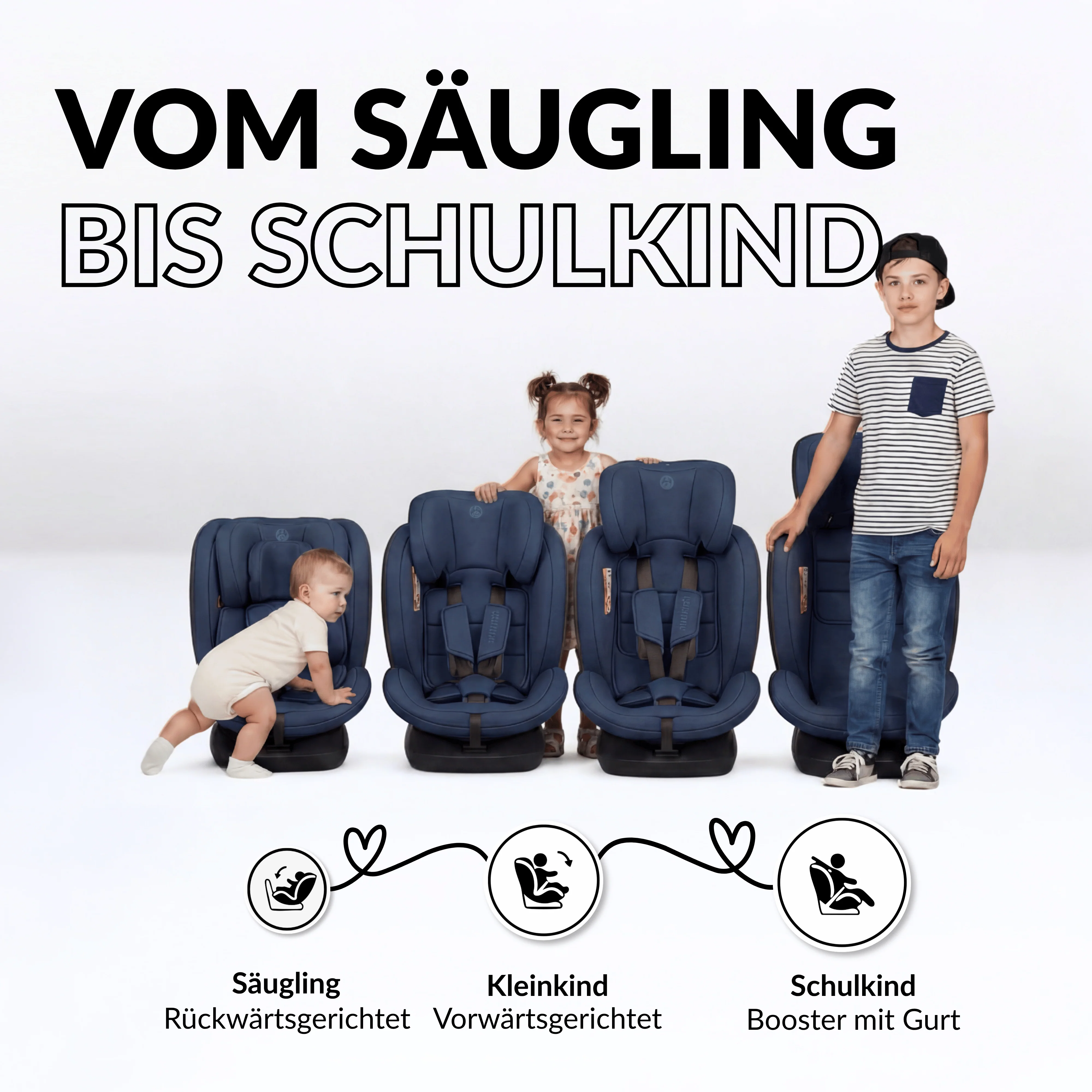 OWEN® 3-in-1 Kindersitz mit ISOFIX 360º Comfy - Image 42