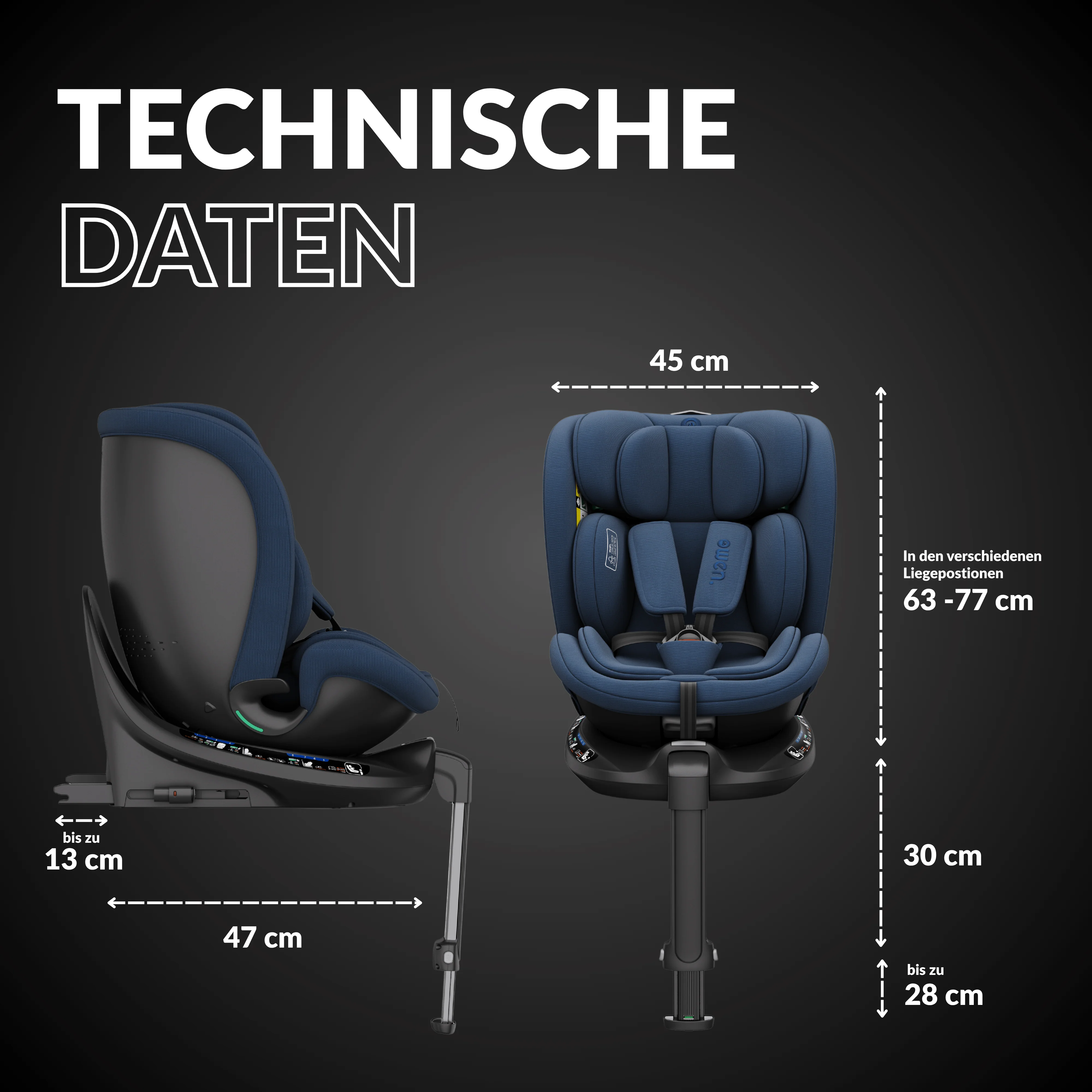 OWEN® 3-in-1 Kindersitz mit ISOFIX 360º Comfy - Image 47