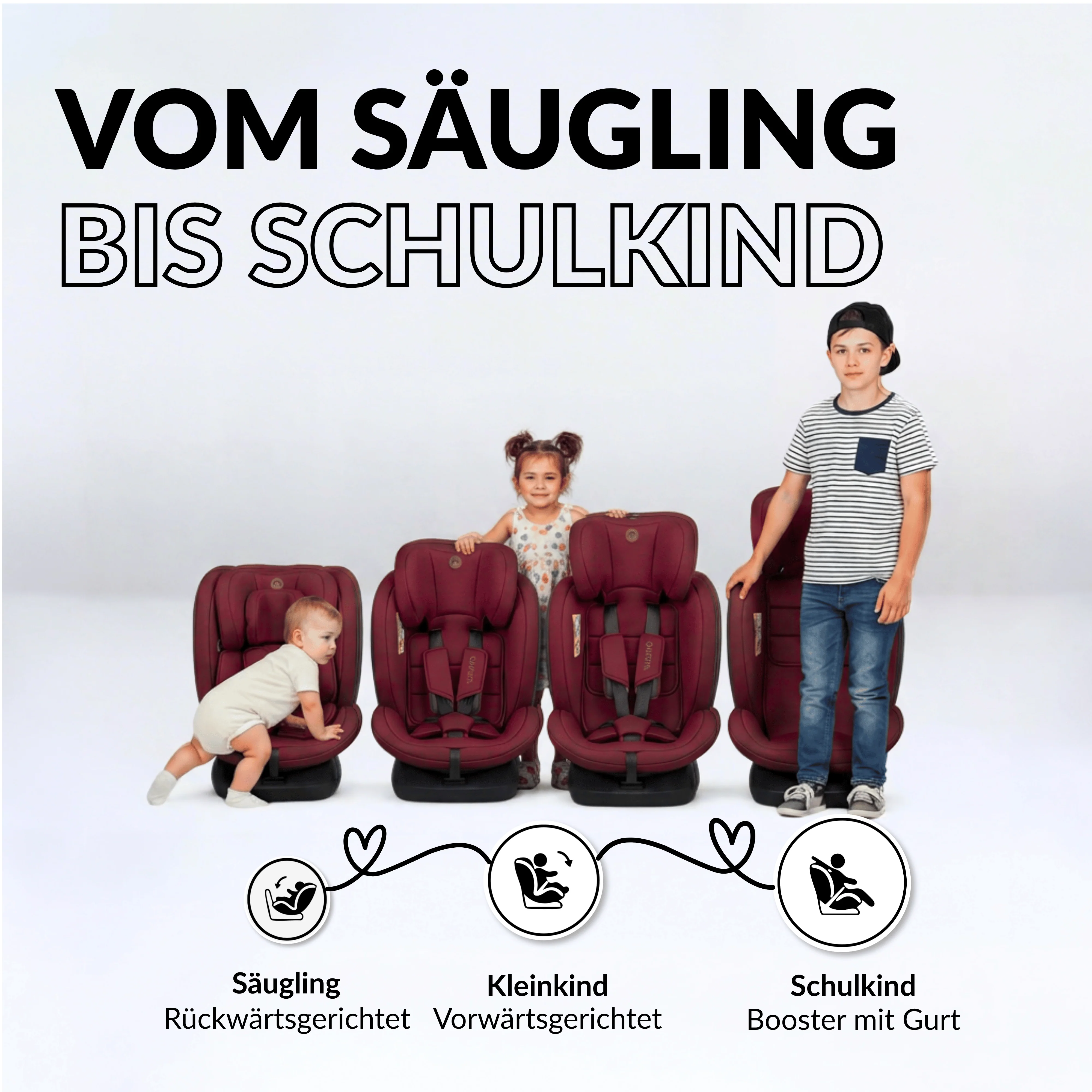 OWEN® 3-in-1 Kindersitz mit ISOFIX 360º Comfy - Image 61