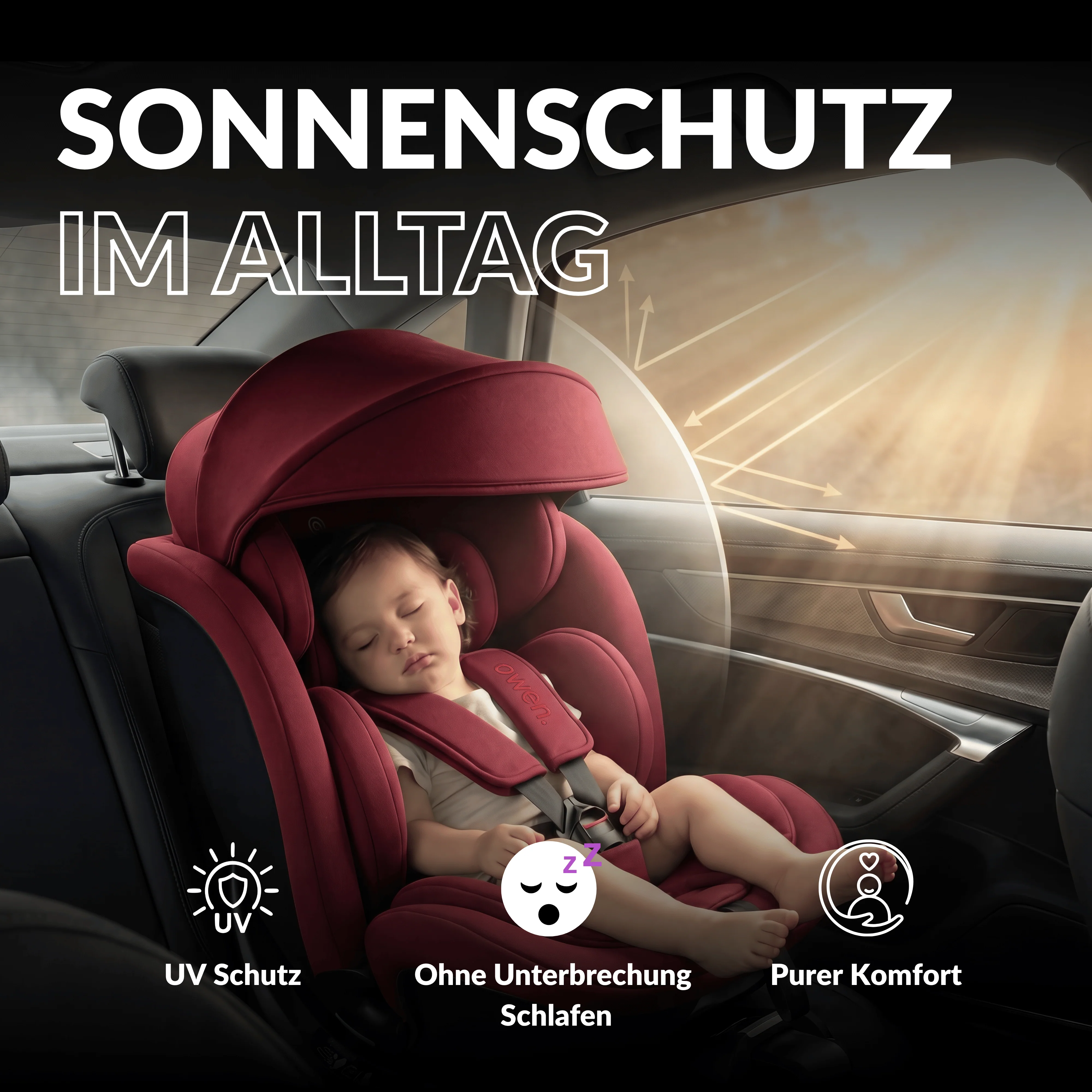 OWEN® 3-in-1 Kindersitz mit ISOFIX 360º Comfy - Image 64