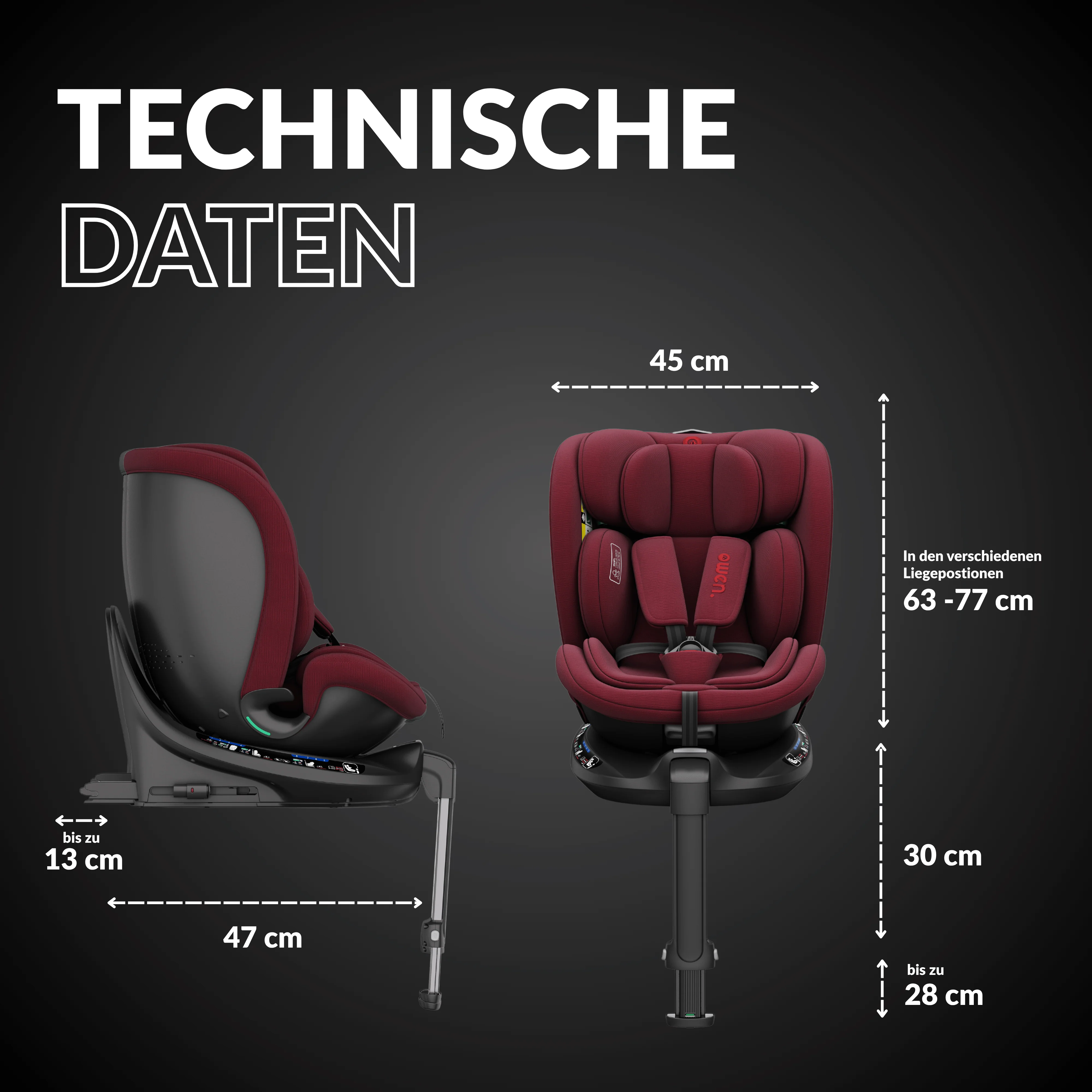 OWEN® 3-in-1 Kindersitz mit ISOFIX 360º Comfy - Image 67