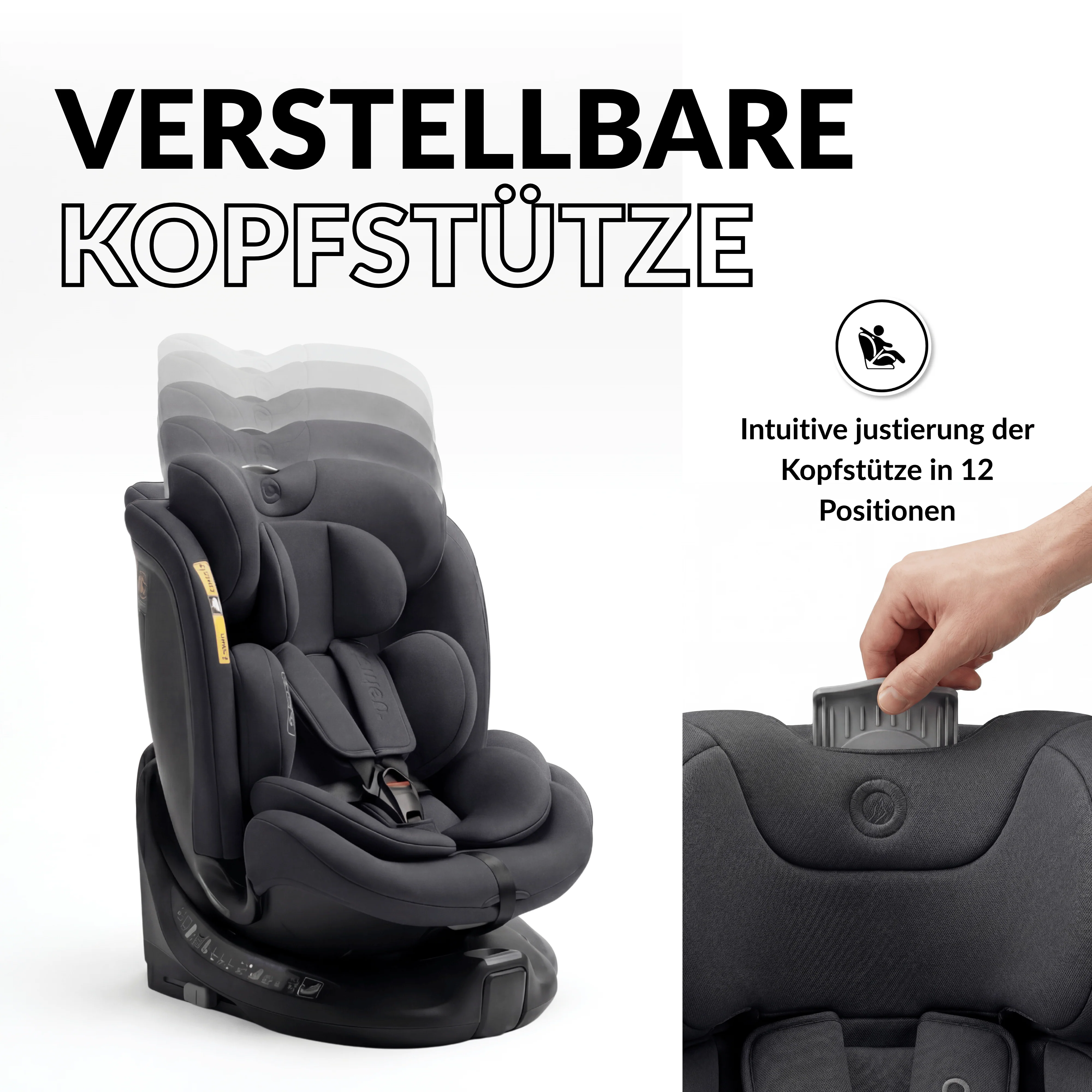 OWEN® 3-in-1 Kindersitz mit ISOFIX 360º Comfy - Image 81