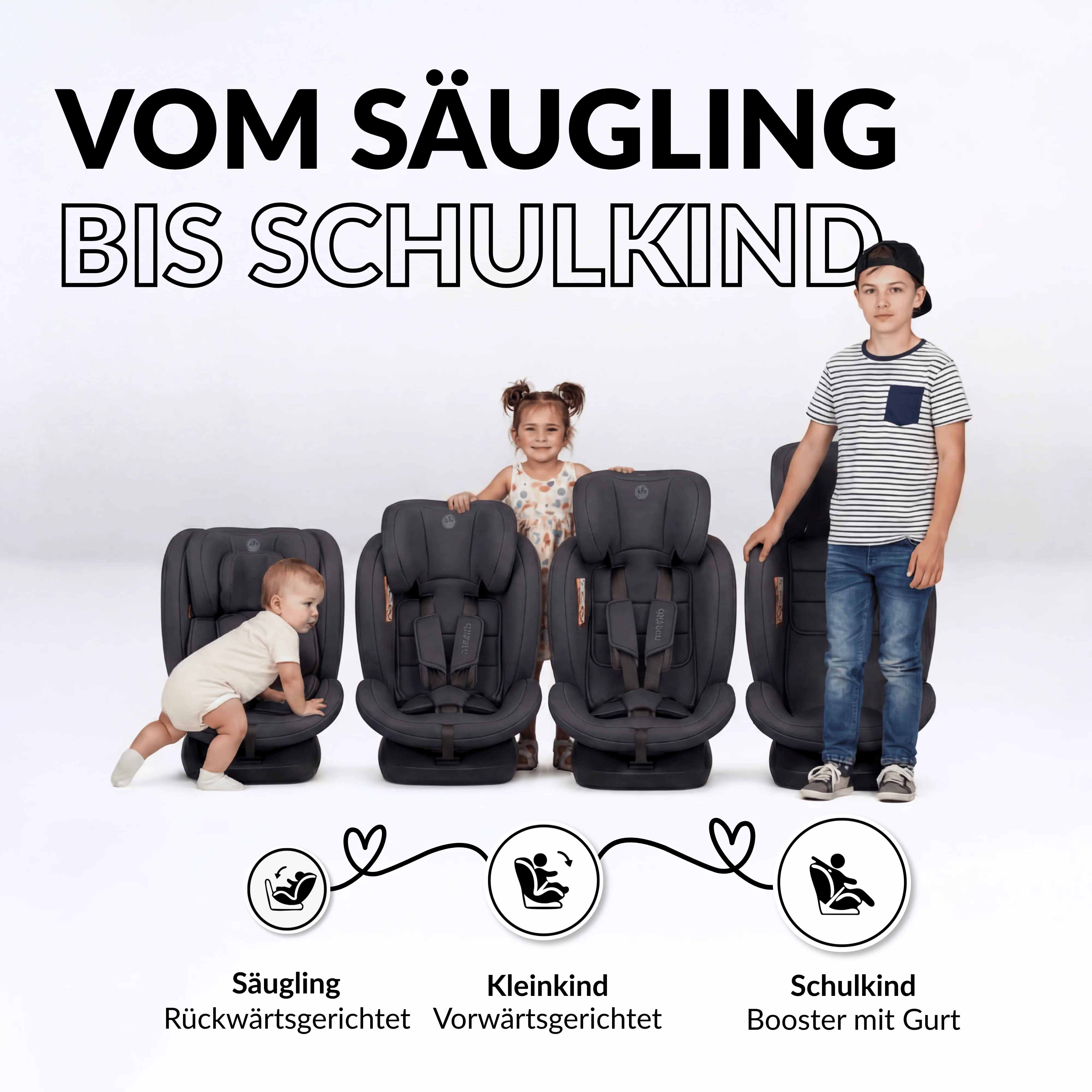 OWEN® 3-in-1 Kindersitz mit ISOFIX 360º Comfy - Image 82