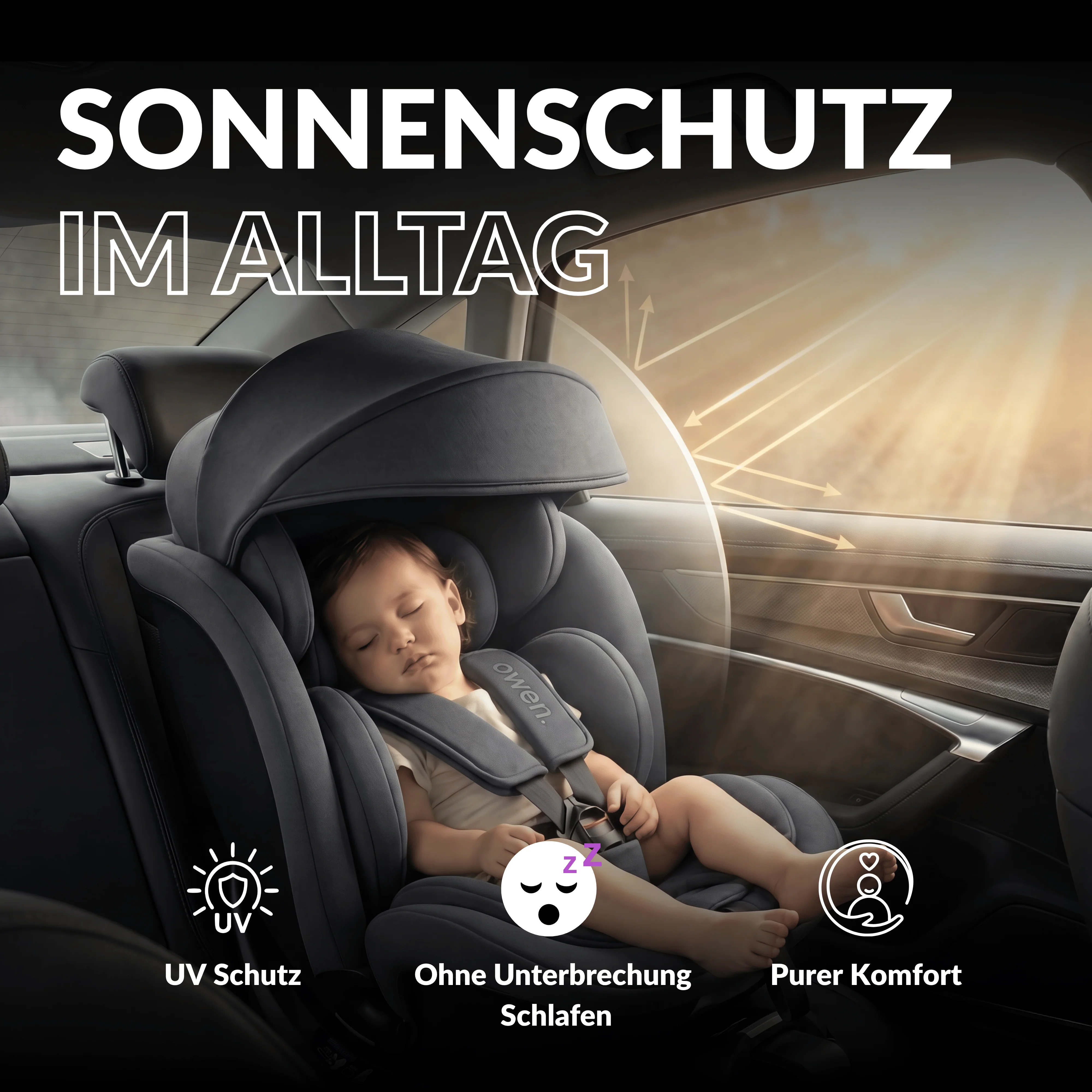 OWEN® 3-in-1 Kindersitz mit ISOFIX 360º Comfy - Image 85