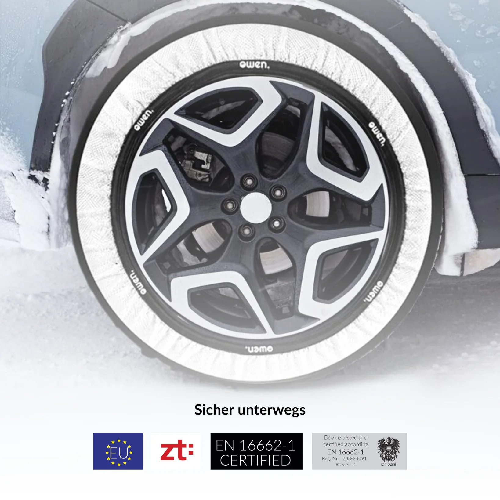 OWEN® Textil Schneesocken / Schneeketten - Image 3